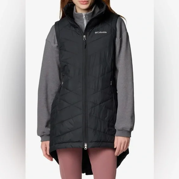 Columbia Women's Heavenly II Long Vest Jacket - Picture 1 of 6